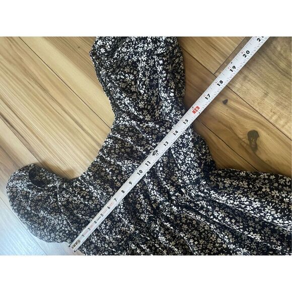 Bailey Blue Black / White Floral Mini Dress - Picture 5 of 7